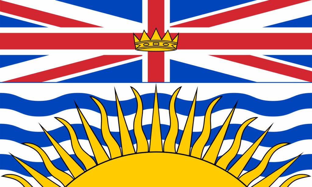 British Columbia Flag Representing Steel Home Builders in British Columbia – Precision-Engineered Durable Homes