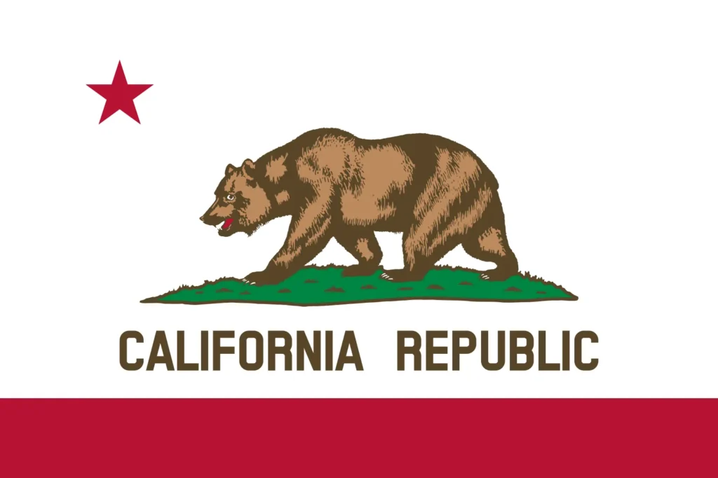 California state flag representing STEEL Structure Homes US expansion and service area in California
