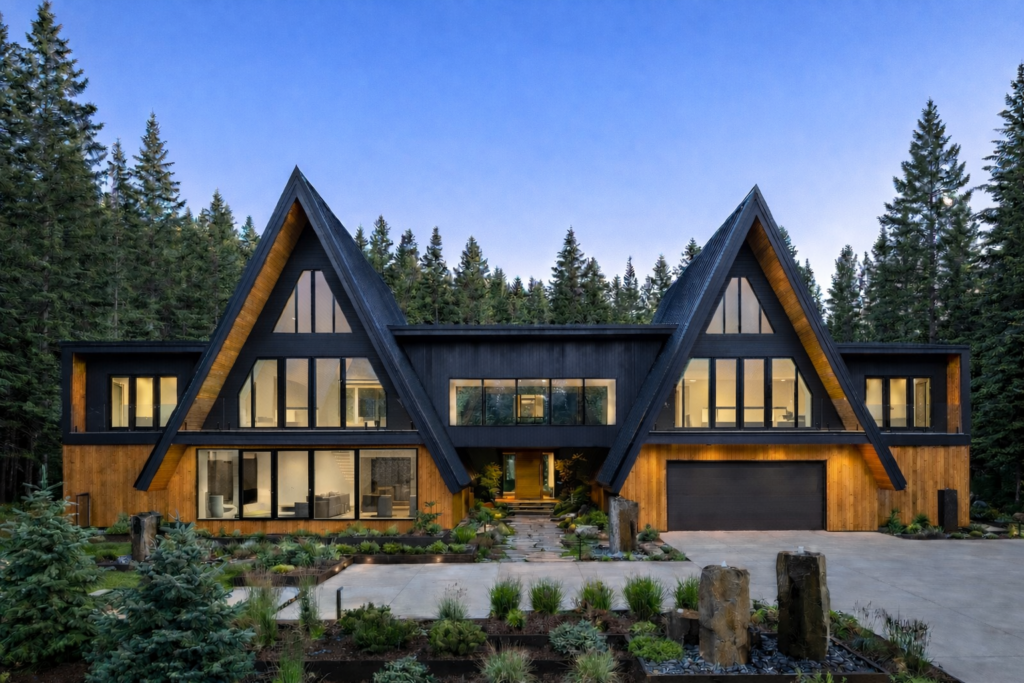 Custom steel frame home design concept by STEEL Structure Homes Canada